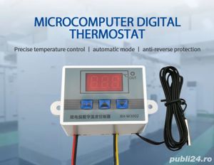 Termostat incubator maternitate sera 220V gaini rate bibilici XH-W3002