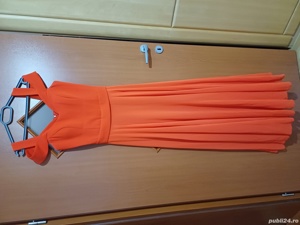 Vand rochie lunga, rosie, M - imagine 4