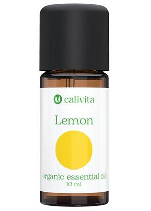 Organic Oil Lemon CaliVita 10 ml, ulei esenţial de lămâie.