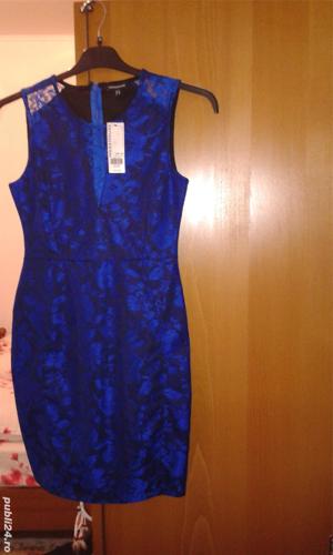 Rochie dantela albastra seara masura M
