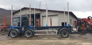 Remorca Jyki transport lemn, bușteni  - imagine 7