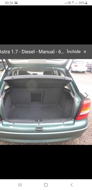 Vând Opel Astra G, motor 1,7 DTI diesel puțin rulată.  - imagine 2