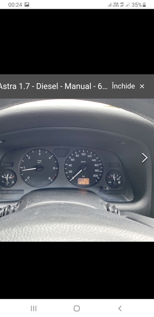 Vând Opel Astra G, motor 1,7 DTI diesel puțin rulată.  - imagine 6