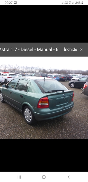 Vând Opel Astra G, motor 1,7 DTI diesel puțin rulată.  - imagine 4