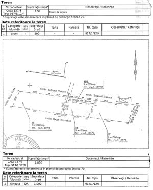 Teren intravilan 1000mp + 200mp drum acces in Ernei - imagine 3