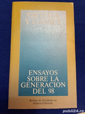Ensayos sobre la generación del 98 de Ortega y Gasset