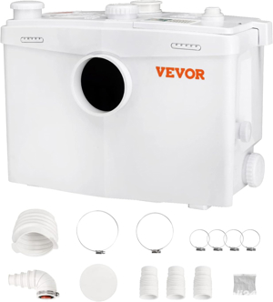 Pompa cu tocator Vevor,capac de inspectie integrat,700w - imagine 5