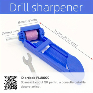 aparat pentru  ascuțit spirale, burghie