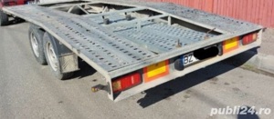 platforma auto 2000 kg cu troliu de 6.5 t - imagine 2