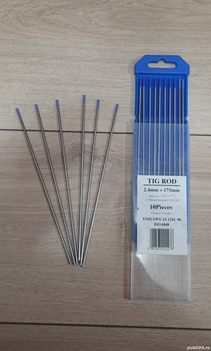  Electrozi wolfram WL20 (albastru) d=2.4 mm, Nou!  - imagine 3