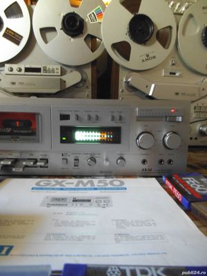 Deck AKAI GX-M50 3-Head Super GX Stereo Cassette Deck - imagine 7