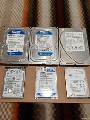 HardDisk-uri HDD Seagate Hitachi WD Caviar SATA pentru Laptop Desktop