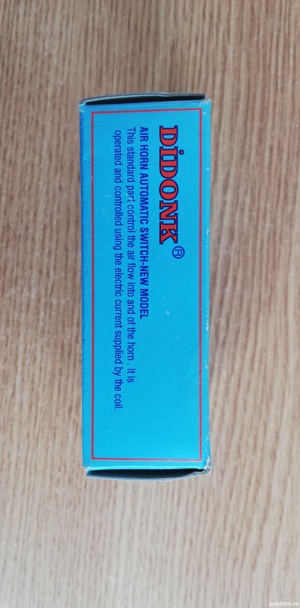 Electrovalvă/Ștuț pentru goarnă/claxon, 12/24 volți, NOUĂ - imagine 5