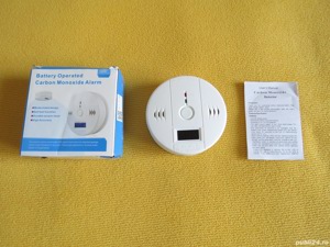 Detector de Monoxid de carbon - produs nou cu defect - imagine 2