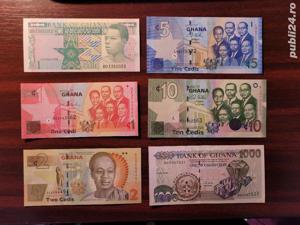 Colectionar, vand bancnote din Ghana