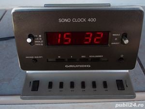 Radio cu ceas GRUNDIG Sonoclock 13, Sono-clock 400, 450  - imagine 2