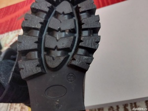 Ghete negre piele naturala - imagine 6