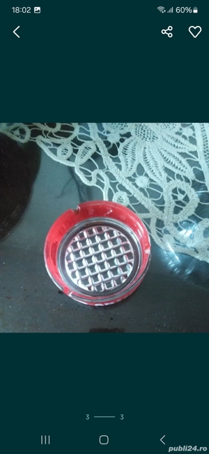 Scrumiera Rosso Antico - imagine 3