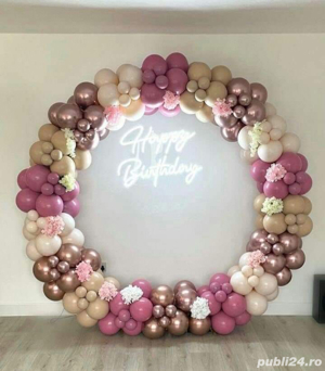 Decor baloane, Panou baloane botez - imagine 3