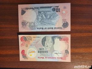 Colectionar, vand bancnote din Malta