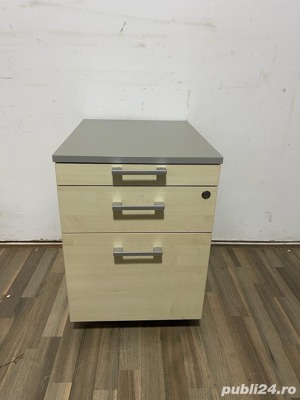 Rollbox cu 3 sertare; Noptiera pe rotile