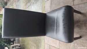 Vând scaune tip fotoliu, scaune cadru lemn, masă rotundă 8 persoane - imagine 3