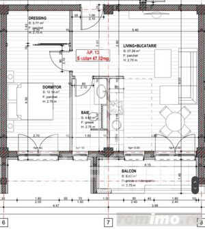 Apartament cu 2 camere open space disponibil la fiecare etaj zona  Eso - imagine 7