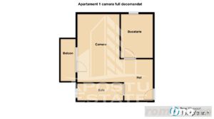 Apartamente cu 1 camera, decomandate, la etajul intai in zona Braytim. - imagine 12