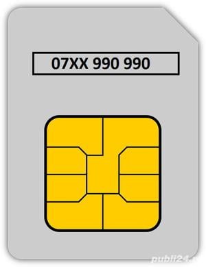 Numar de telefon preferential Gold VIP 07xy 990 990