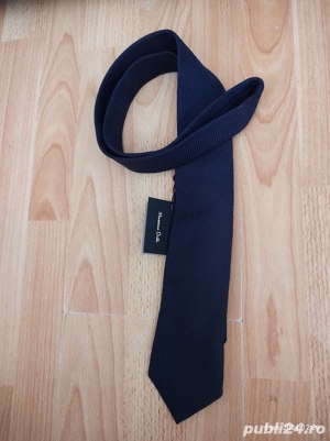 Cravată Massimo Dutti cu structură de mătase naturală,(Super Ofertă).