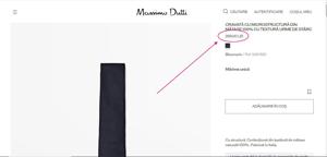 Cravată Massimo Dutti cu structură de mătase naturală,(Super Ofertă). - imagine 4