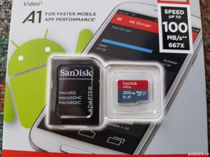 Card microSDXC original de 200gb,marca Sandisk Ultra,clasa 10