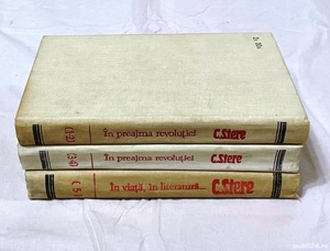 in preajma revolutiei (1-2) + (3-4) roman si in viata, in literatura (5) de c stere cartonate  - imagine 2