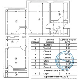 Colentina, Berindei, 3 camere, etaj 9 10, semidecomandat - imagine 6