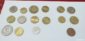 Monede tip euro, din Italia,Germania,Spania, Belgia   Coroane daneze  - imagine 3