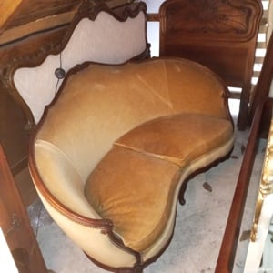 Canapea Louis XVI antica vintage retro  - imagine 4