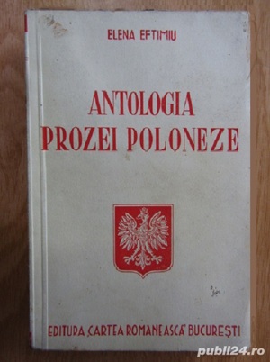 Elena Eftimiu - Antologia prozei poloneze (1938)