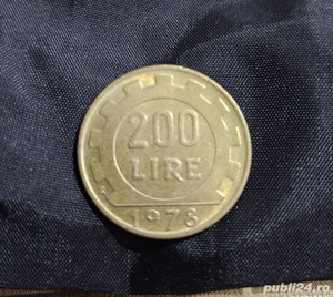 monede 25bani 50lei 200lire - imagine 3