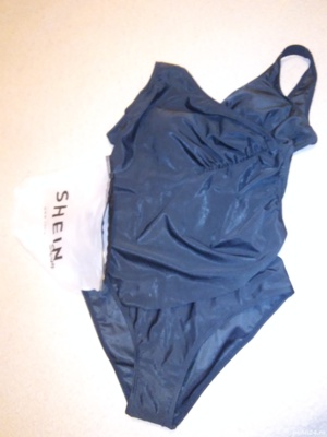 Costum baie negru intreg  - imagine 2