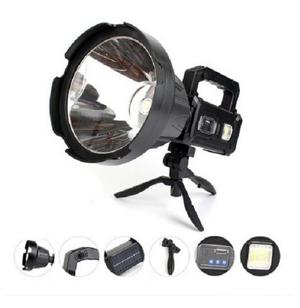 Lanterna led W5111, trepied, reincarcabila, Incarcare solara, usb, powerbank, 4 moduri de iluminare.