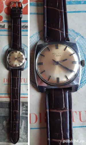 ceas rusesc POLJOT 2409, 17 rubine, stare bună