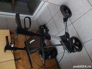 Rolator TOPRO TROJA 2G Premium Plus walker,cadru mers aluminiu cu roti ortopedic modern pliabil - imagine 2