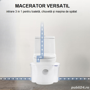 Aquamatix,pompa cu tocator pentru wc - imagine 4