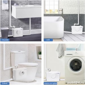 Aquamatix,pompa cu tocator pentru wc - imagine 6