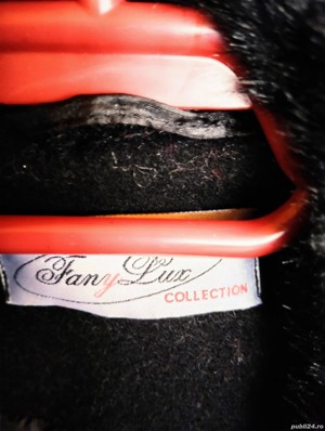 Palton nou de lână Fany Lux Collection mărimea 44 pentru femei  - imagine 2