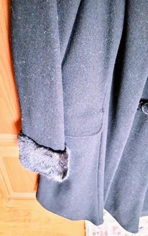 Palton nou de lână Fany Lux Collection mărimea 44 pentru femei  - imagine 5