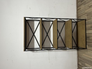 Produs Nou; Etajera cu cadru metalic si rafturi; Biblioteca; Raft