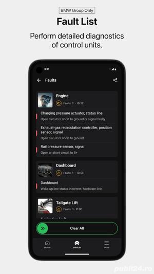 Diagnoza auto BMW, adaptari / stergere erori - nou si TOYOTA - FORD etc !!! - imagine 4