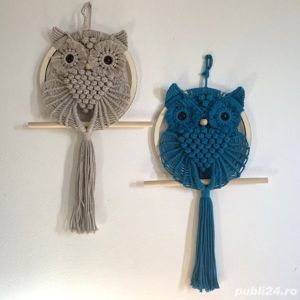 Bufnita macrame, decor camera copii