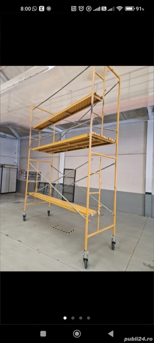 Schela mobila model Spania pe roti